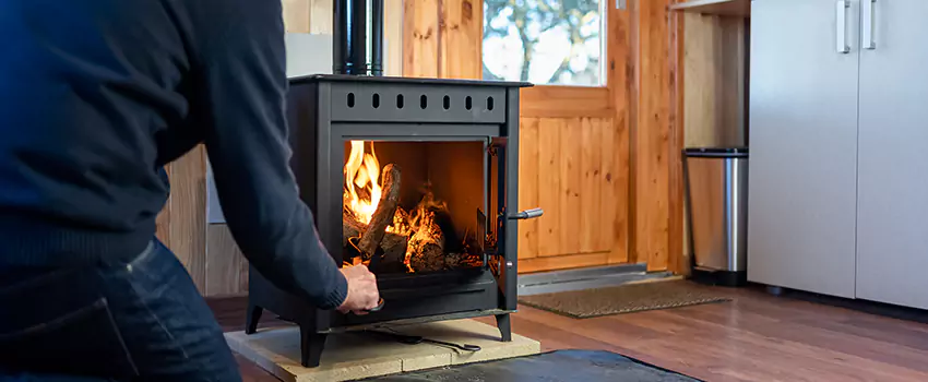 Open Hearth Wood Fireplace Installation in Milford, CT